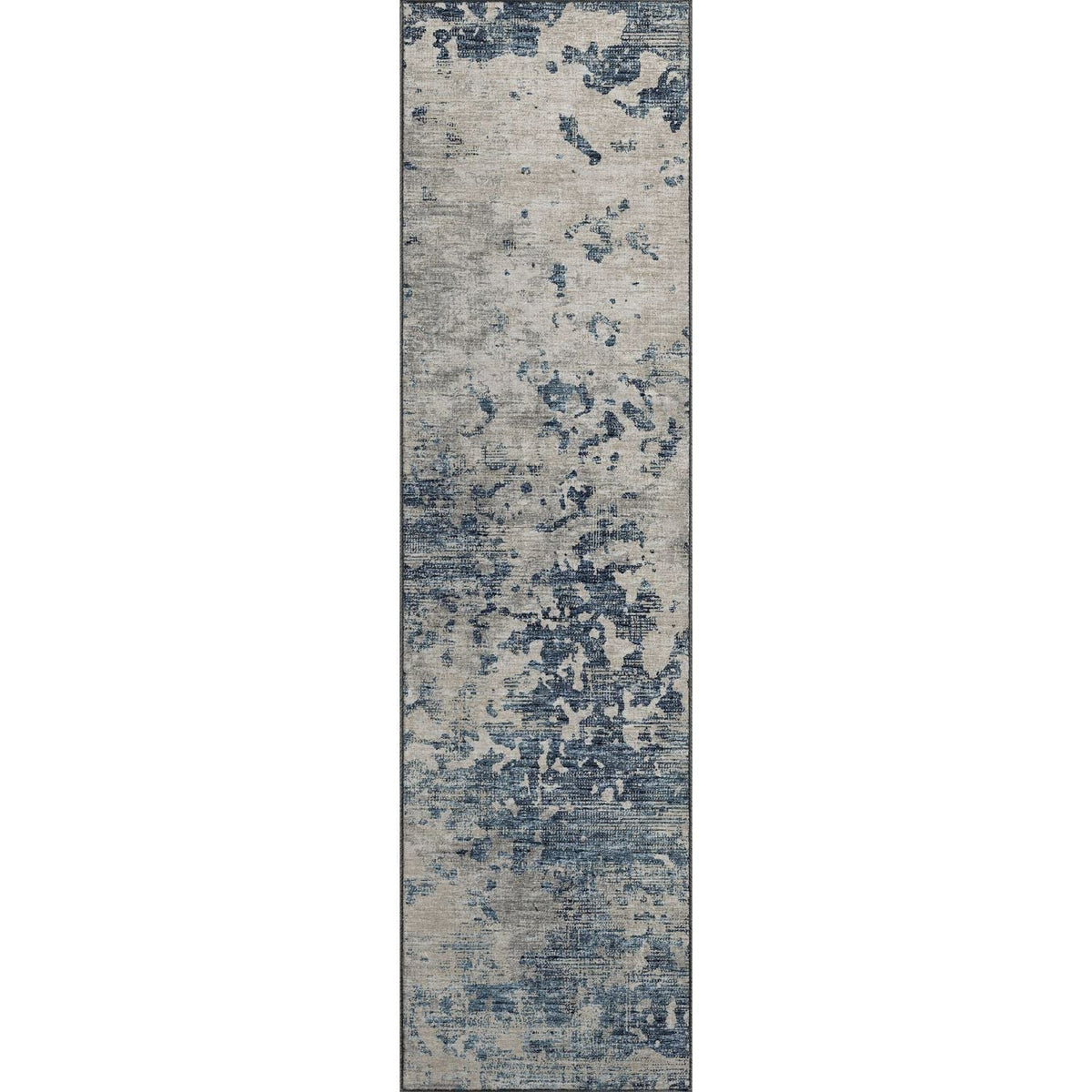 Camberly Cm5 Blue Casual Rug Runner 2' 3&quot; X 7 ' 6&quot;