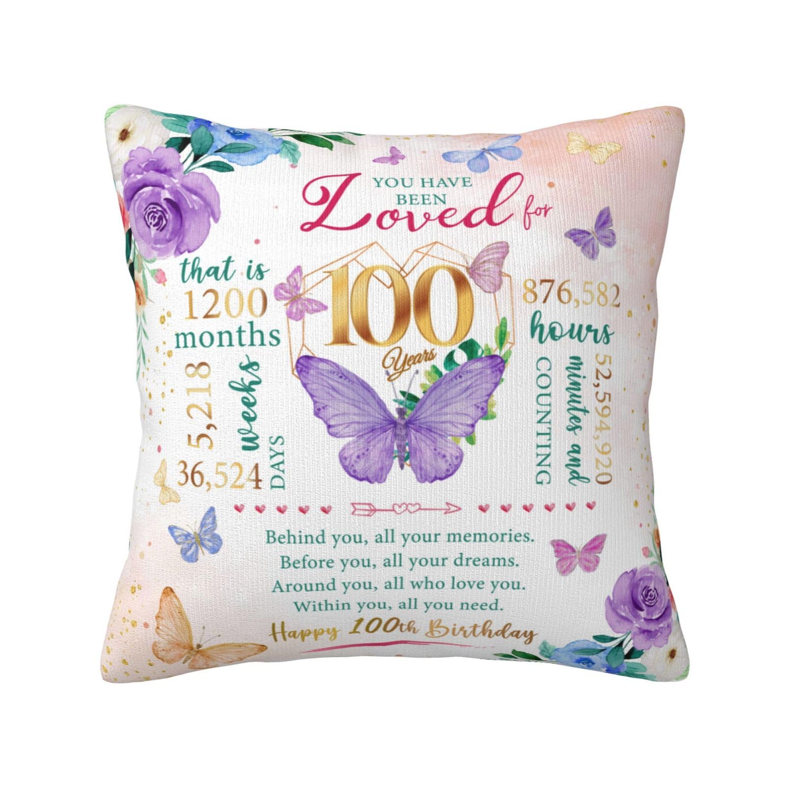 Birthday Gifts For 100 Year Old Woman, 100Th Birthday Decorations For Women, 100 Birthday Gift Ideas, Gifts For 100Th Birthday,
