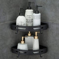 Dm Trendtrove Self Adhesive Bathroom Corner Shelf, Abs Plastic, Wall Mounted, No Drill Required, Organiser Rack Holder Stand
