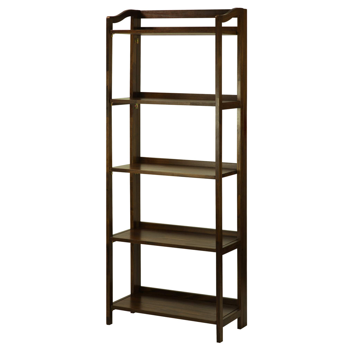 Casual Home Stratford 5-Shelf Folding Bookcase-Espresso