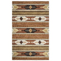 Rizzy Home Alora Decor Ryder 5' X 8' Tribal Multi/Brown/Blue/Gold/Khaki Area Rug
