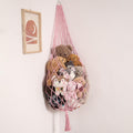 Amdermi Stuffed Animal Hammock Corner Hanging Net for Stuff Animal Storage Macrame Toy Display Plush Toy Holder-Perfect for Tiny