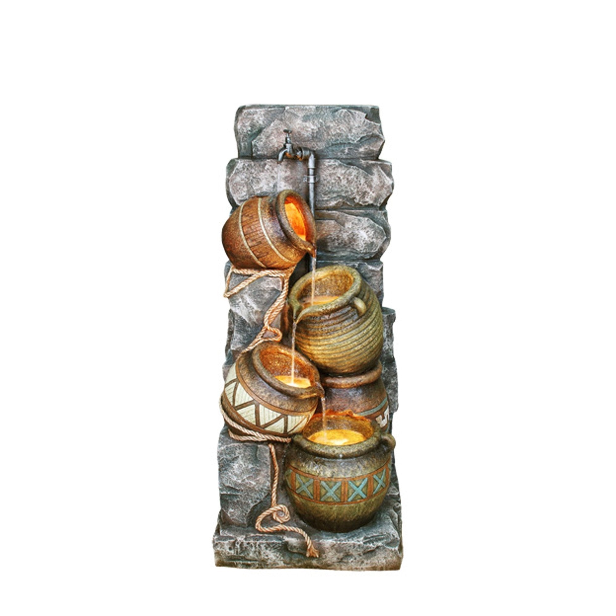 Ore International K336 Indoor Outdoor Potter Pitcher Fountain, 43-Inch