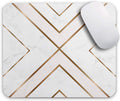 Oriday Gaming Mouse Pad Custom, Modern Gold Cross Line Design For Women Non-Slip Rubber Thick Mouse Pad For Computers Laptop (Ch