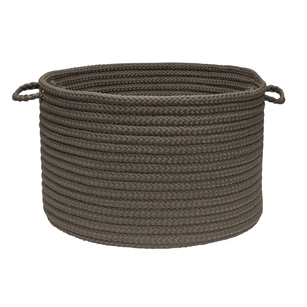 Colonial Mills Indoor/Outdoor Simply Solid Storage Basket, Gray