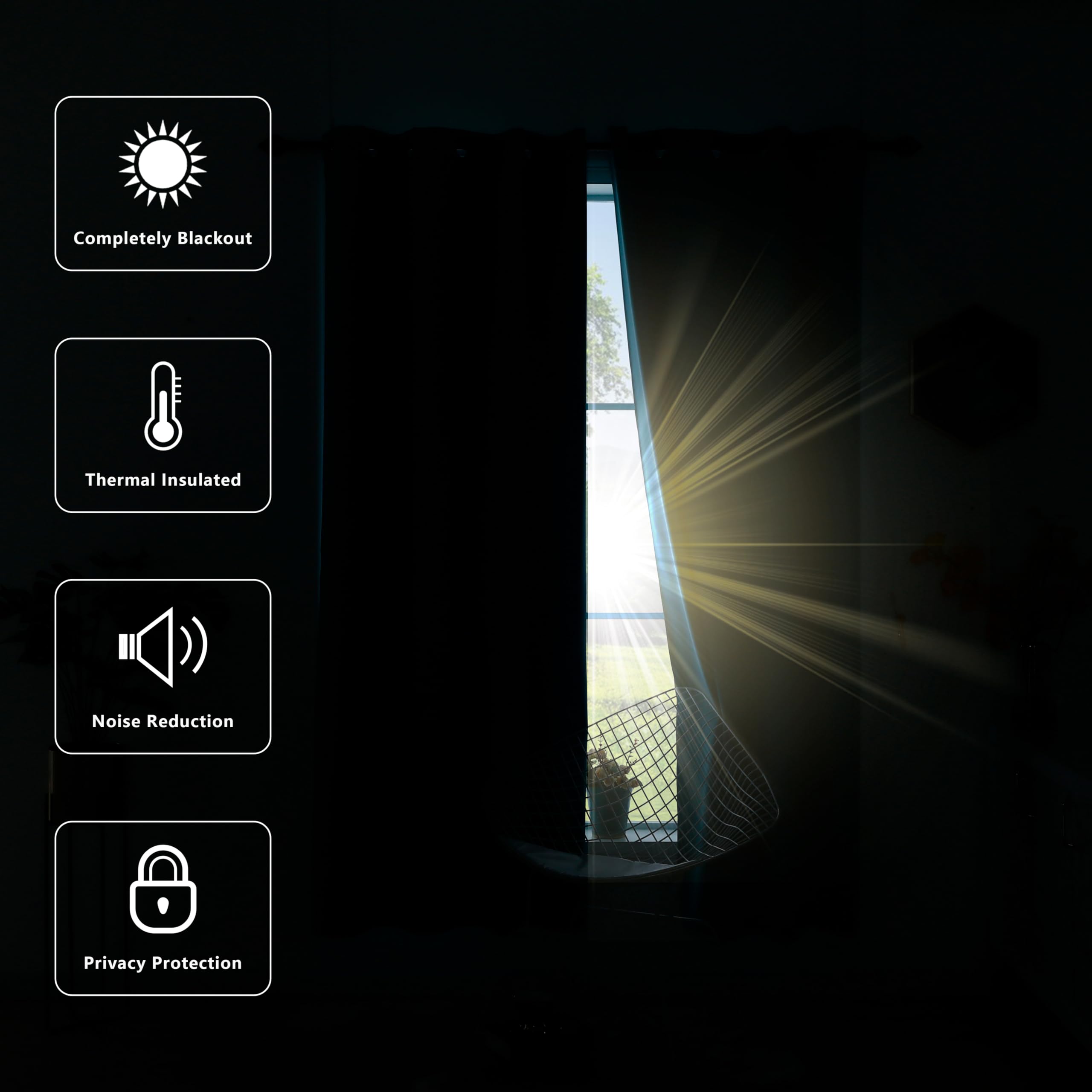 Koufall Blush Pink Curtains 2 Panels 63 Inch Length,Blackout Room Darkening Dorm Room Essentials For Girls