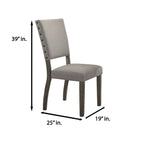 Best Master Furniture 5 Piece Dining Table Set Gray
