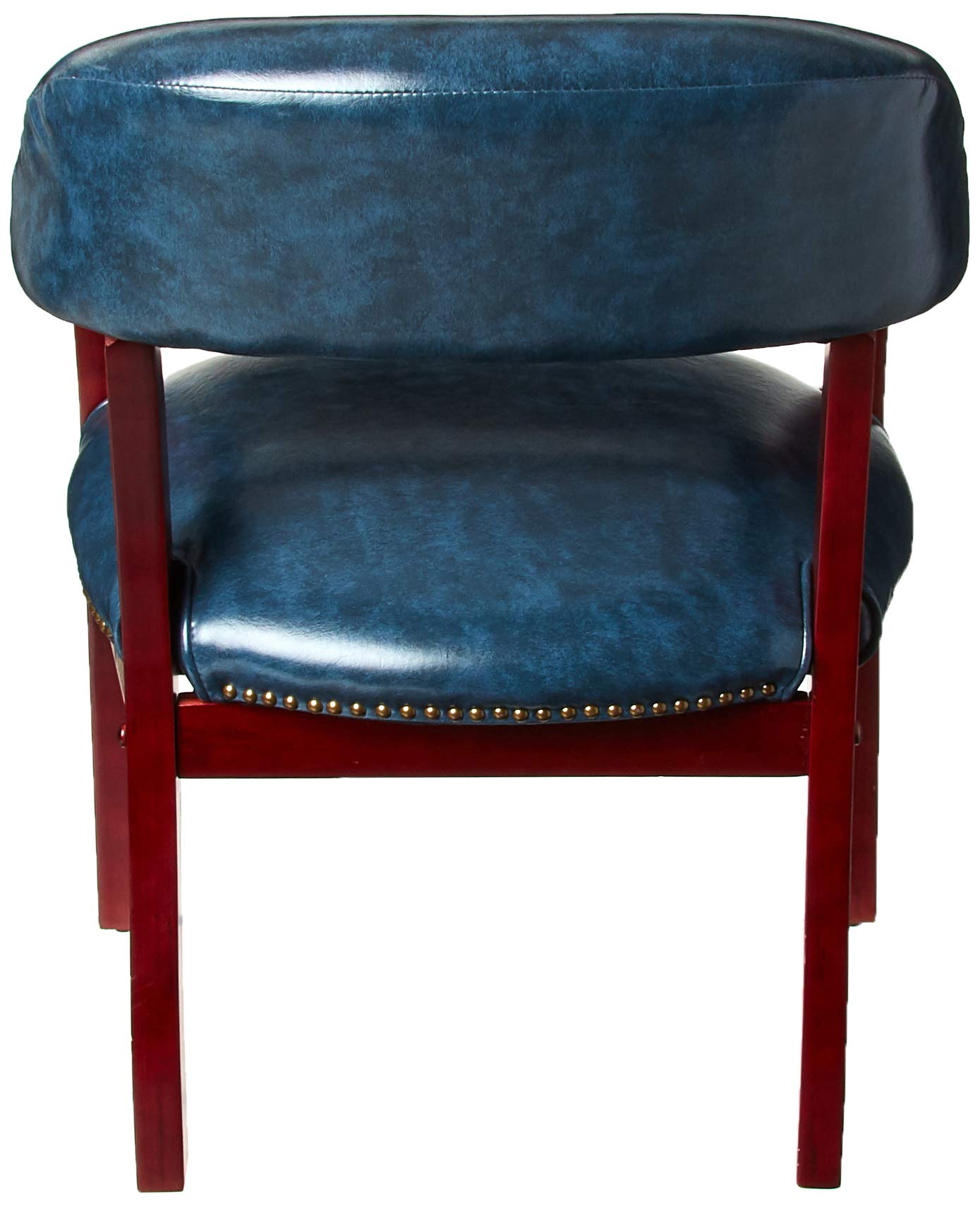 Boss Office Products Ivy Leauge Vinyl Executive Catain'S Chair In Blue