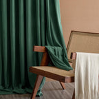 Lazzzy Emerald Green Velvet Curtains 72 Inches Long Thermal Insulated Drapes For Bedroom Living Room Darkening Window Treatments Super Soft Luxury Rod Pocket 2 Panels
