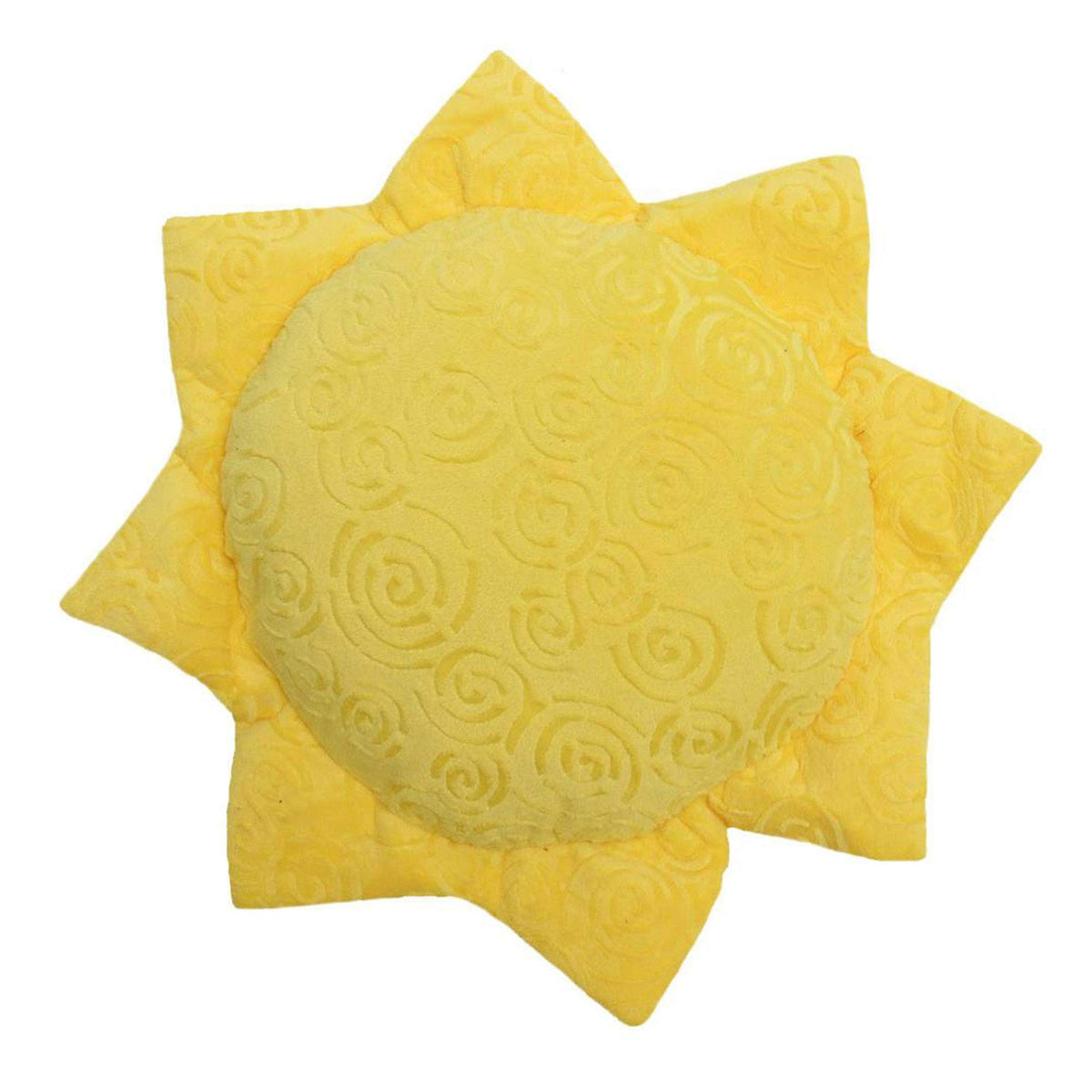 Snuggle Stuffs Sun Throw Pillow 14' Soft Minky Plush