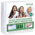 King Mattress Protector, Skin Friendly And Breathable King Size Mattress Cover, Viscose Made From Bamboo Cooling Jersey Mattress Pad With 18' Deep Pocket