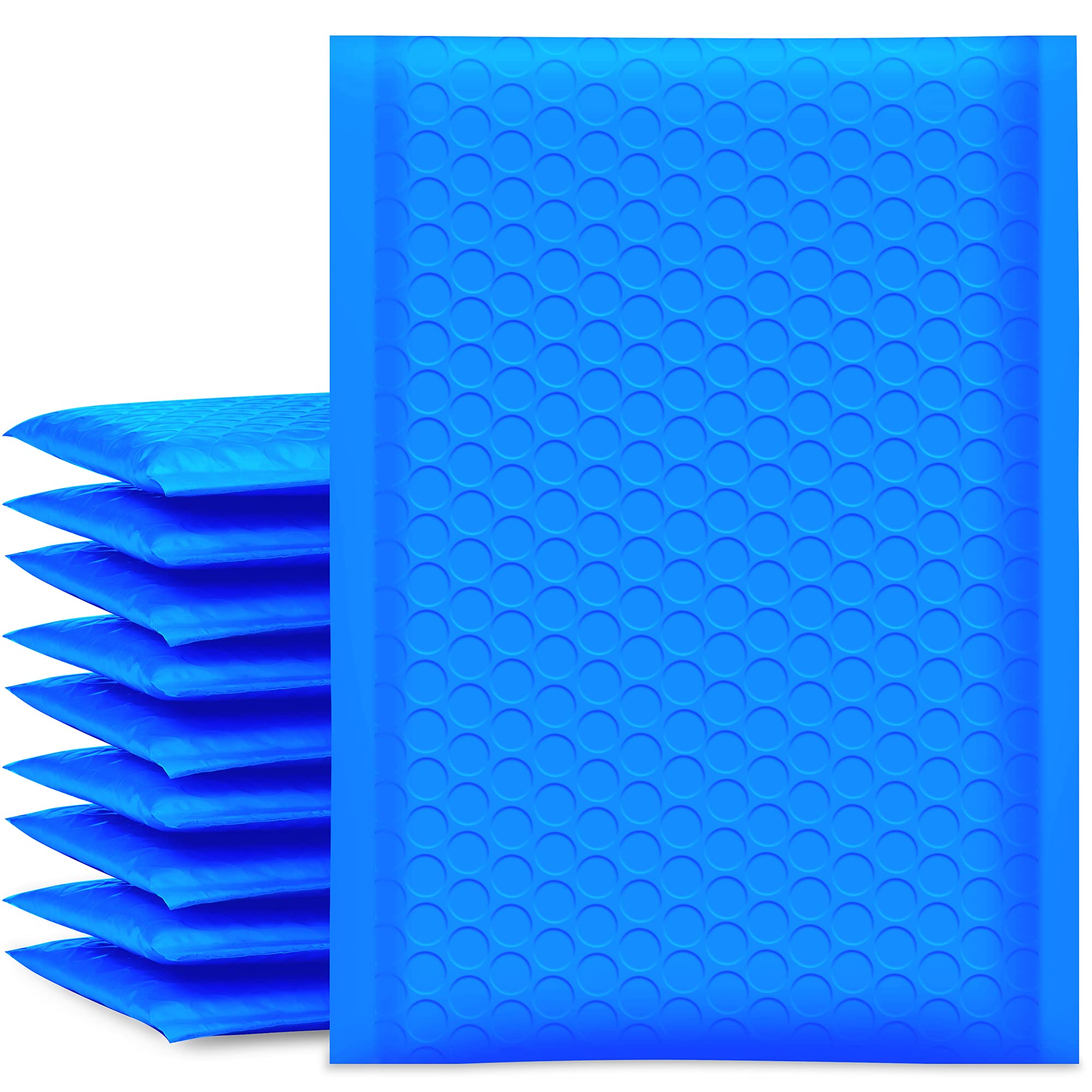 Ucgou Bubble Mailers 6X10 Inch Blue 25 Pack Poly Padded Envelopes Small Business Mailing Packages Opaque Self Seal Adhesive Wate