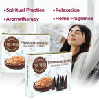 Frankincense - Scented Incense Cones - Total 20 Cone Incense - Dual Pack Of 10 Insence Cones - Incense Cones Scented - Cone Ince