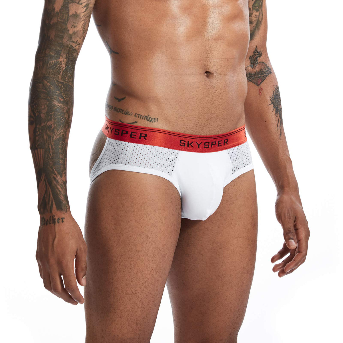 Skysper Mens Jockstrap Underwear - Breathable Mesh Jock Strap Athletic Supporters For Men
