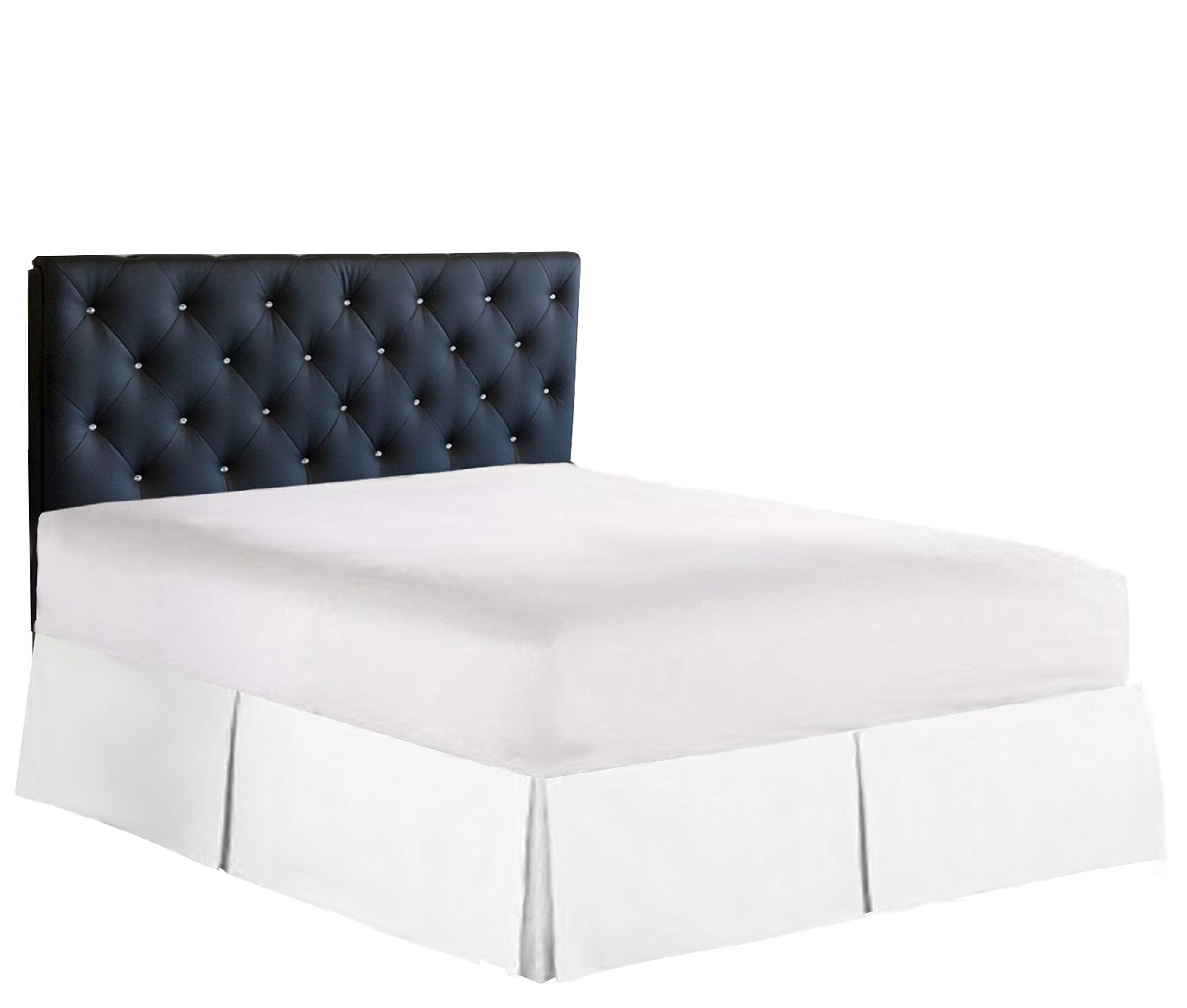 Elegant Comfort 1500 Premier Wrinkle & Fade Resistant Hotel Quality Bed Skirt/Dust Ruffle - Pleated Tailored 14Inch Drop, King,