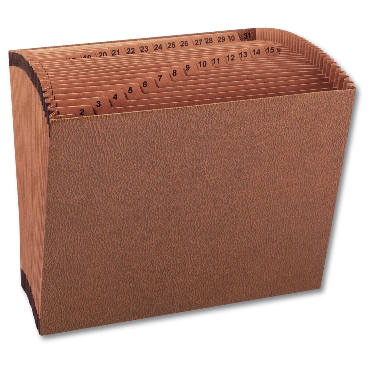 1Intheoffice Expanding File Folder 31 Sections, Accordion File Organizer, Numerical Open Top Pocket Expanding File Folder, Lette