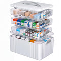 4Tier Medicine Organizer  Multipurpose Medicine Cabinet Storage Box