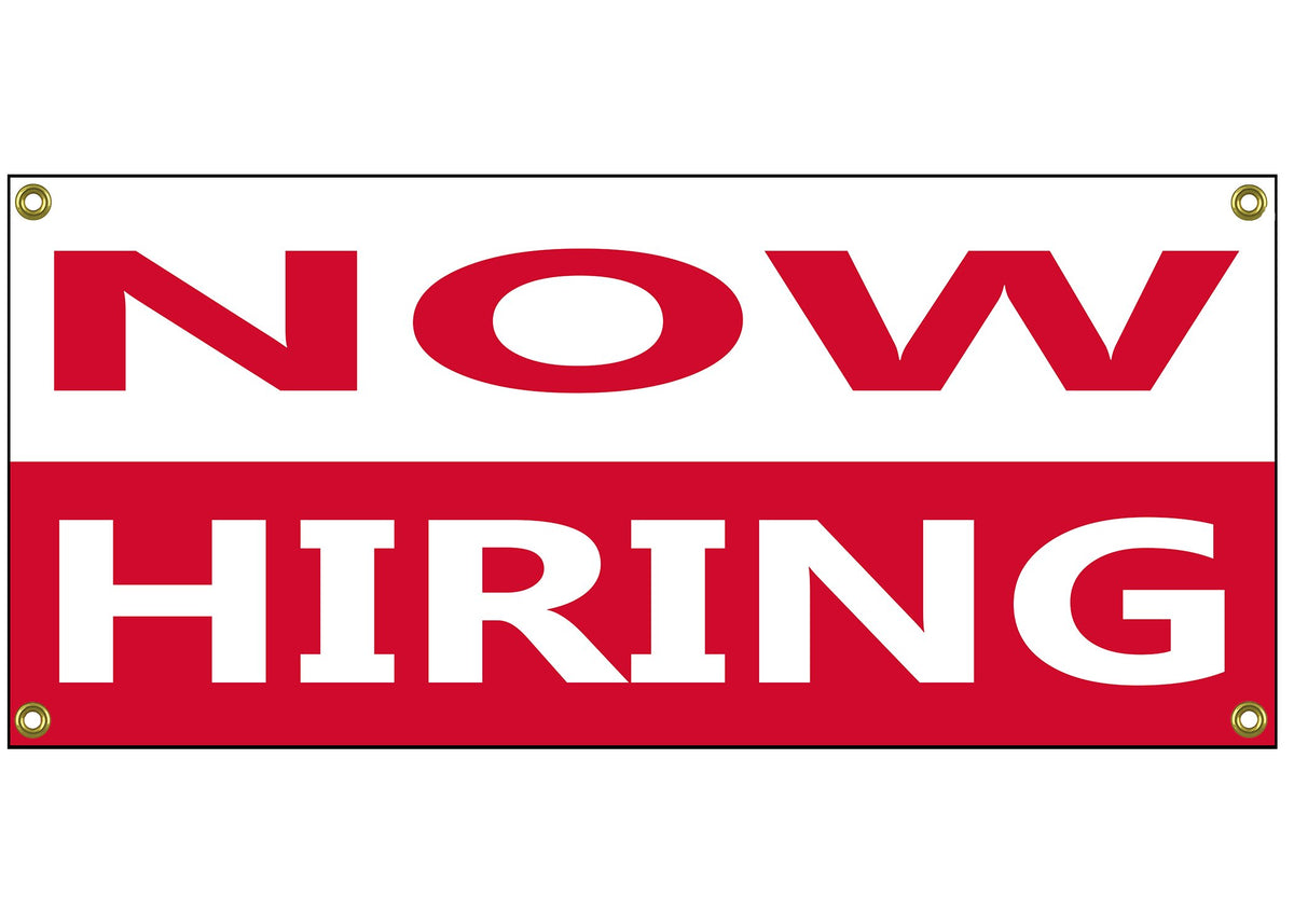 Rogue River Tactical Now Hiring Banner Retail Store Shop Business Sign 36' By 15'