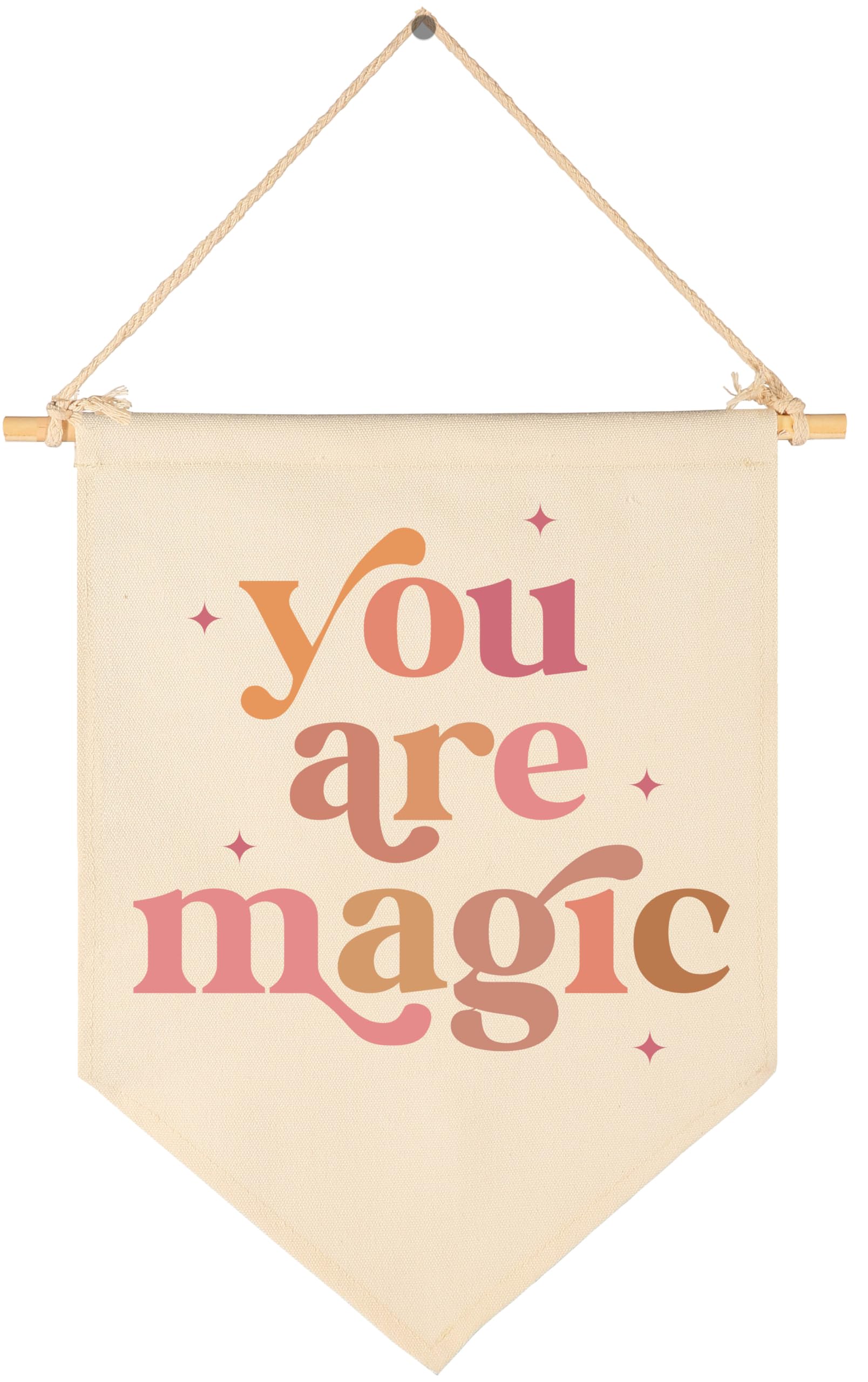 Pennant Flag Wall Decor Gifts for Baby Girls Kids-Canvas Hanging Flag Pennant Banner Wall Decor Gifts for Nursery Baby Room Play