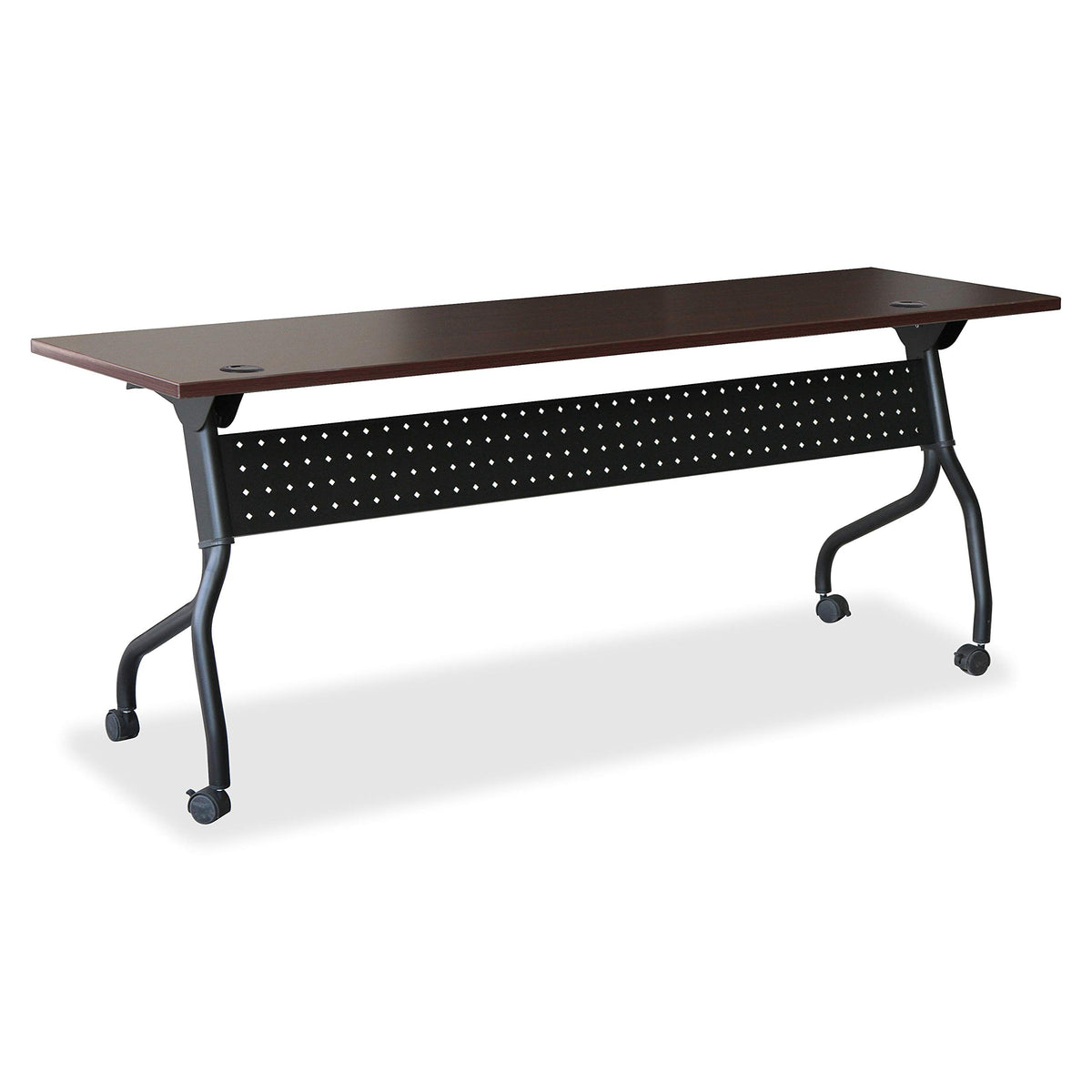 Lorell Llr59513 Mahogany Flip Top Training Table