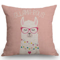 Swono Inspirational And Motivational Pillow Cover With Alpaca,Cute Llama Gllama-Rous Decorative Pillow Cases Home Decor Square 1