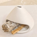 Yawlsow Palo Santo Holder Burner, Charcoal Bakhoor Incense Burner,Smudge Bowl,Sage Holder,Ash Catcher for Meditation Zen Decor (