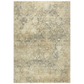 Rizzy Home Alora Decor Euphoria 3' X 5' Damask Beige/Gray/Rust/Blue Hybrid Area Rug