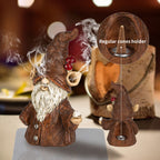Gnome Incense Holder For Sticks, Incense Cone Burner Ornaments, Gnome Decor For Desk, Unique Gnome Gifts For Women Men