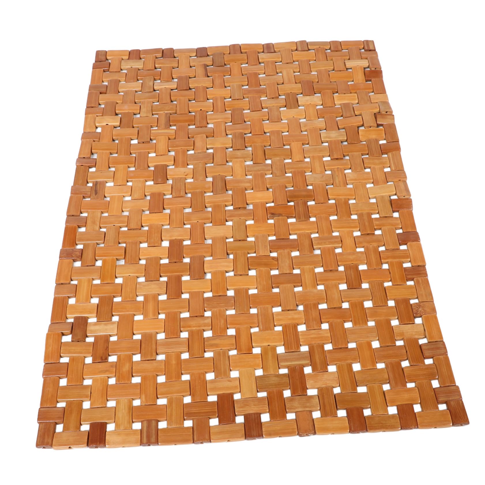 FOMIYES Bamboo Bath Mat Portable NonSlip Shower and Sauna Floor Mat for Bathroom and Foldable Design Safe and Comfortable for H
