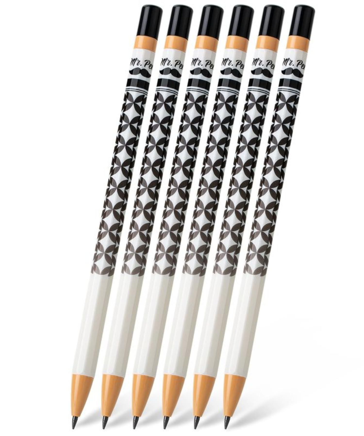 Mr. Pen- Rotary Mechanical Pencil Set, 6 Pcs, Twist Design, Hb Pencil Style Mechanical Pencils, Sketching Pencils, Mechanical Pe