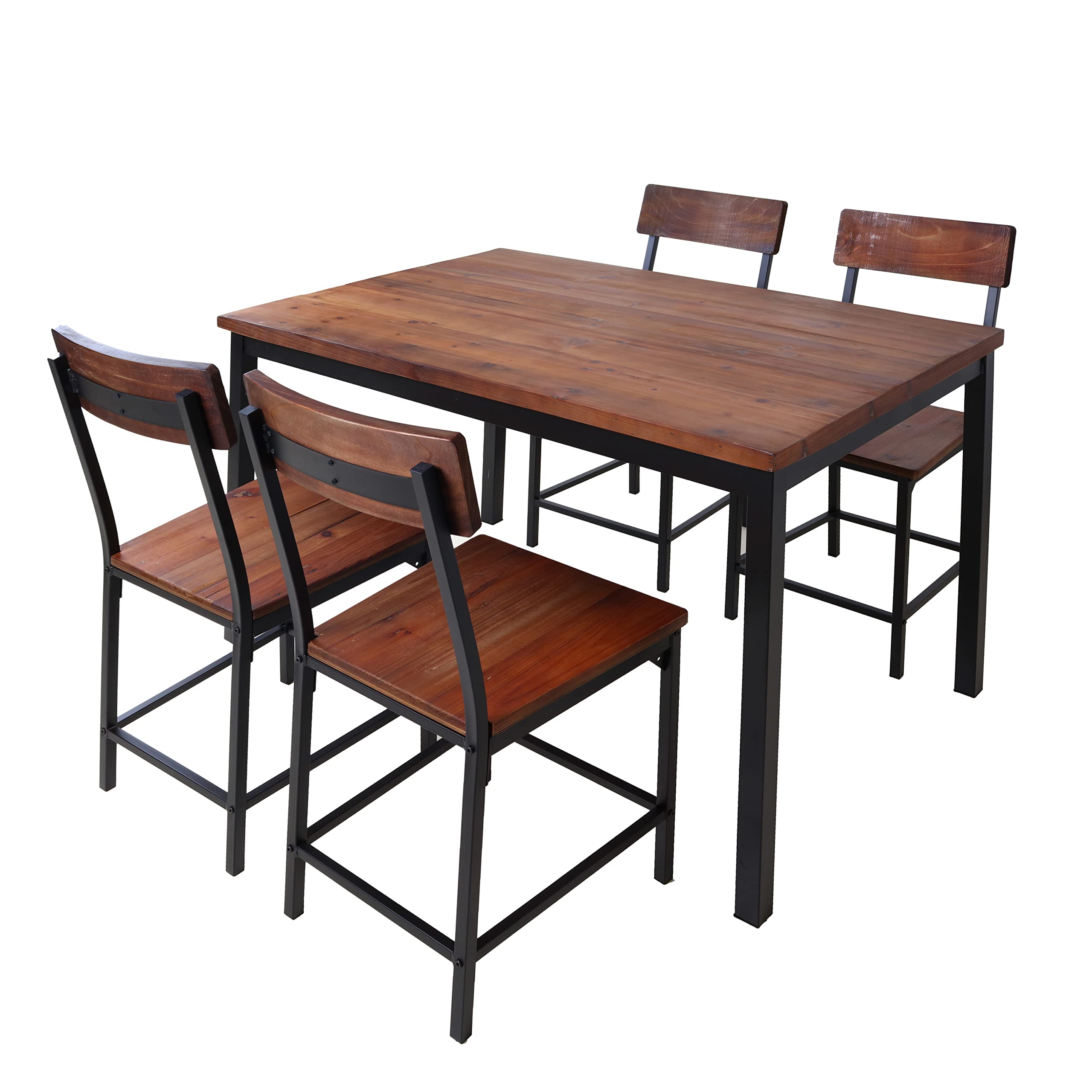 Neos Modern Furniture Dining Chairs, Reclaimed Wood