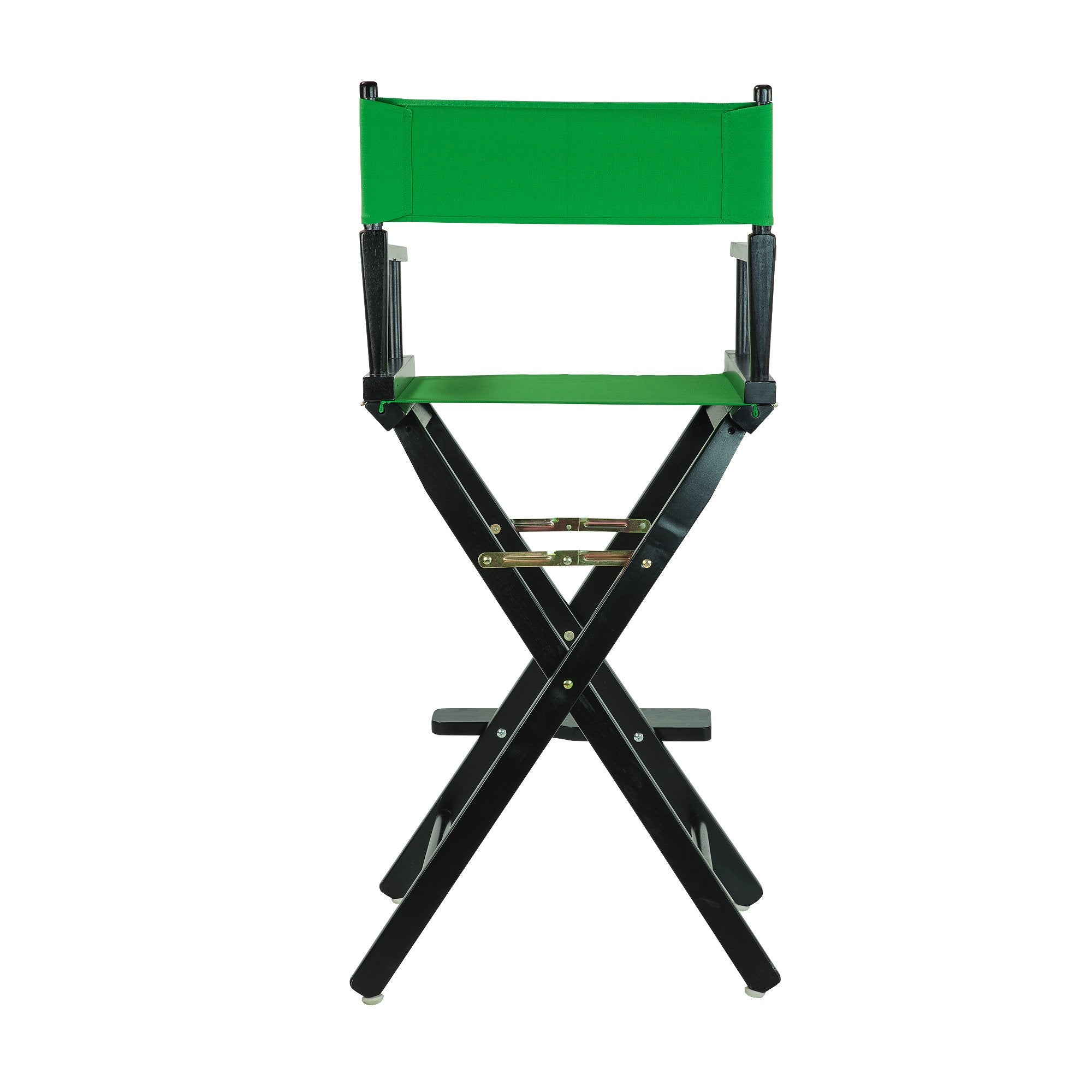 Casual Home Director'S Chair ,Black Frame/Green Canvas,30" - Bar Height