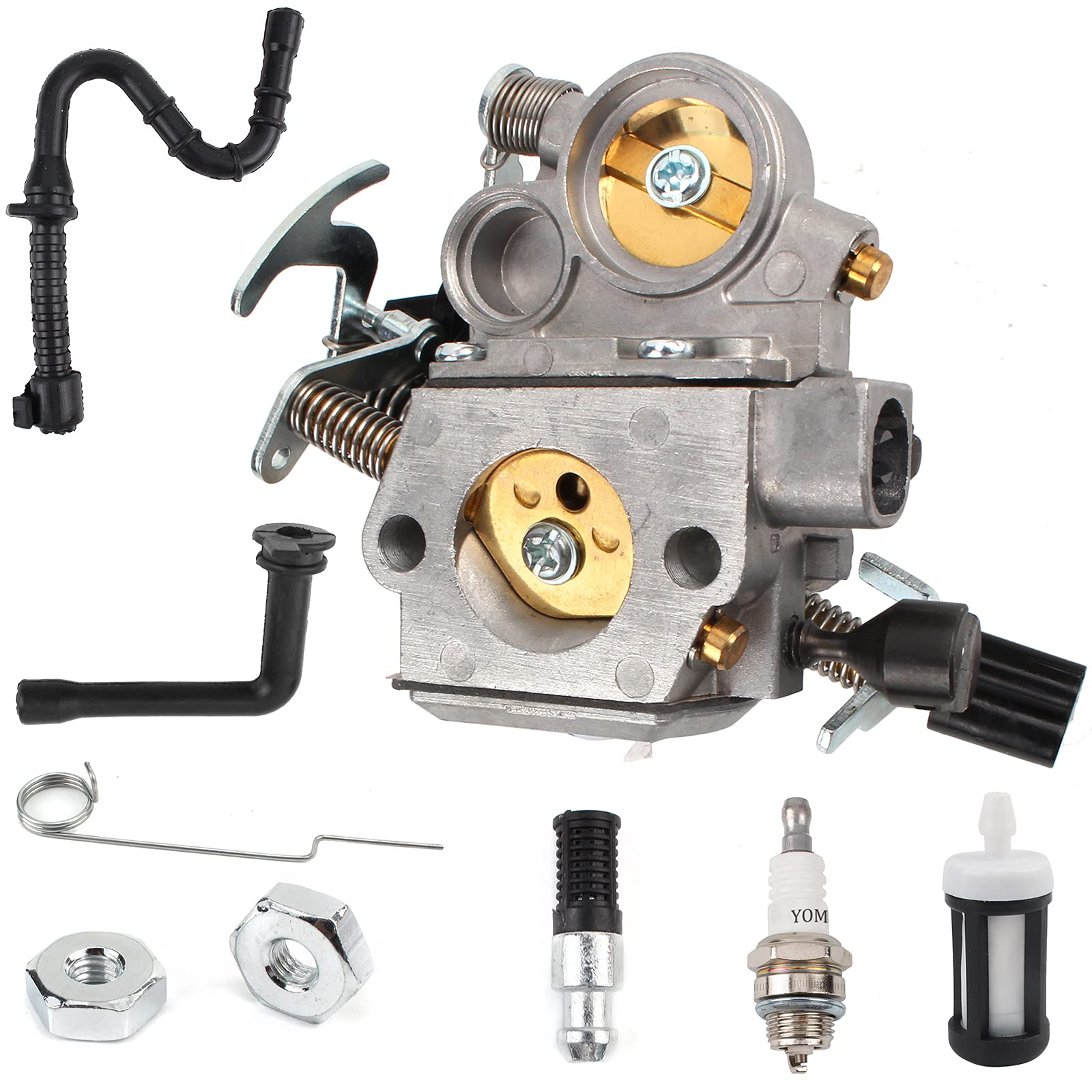 Motoall Ms362 Carburetor For Ms362C Chainsaw Replace For Walbro Wte-8-1 1140-120-0600 Carb