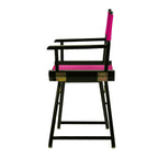 Casual Home 200-02/021-30 Director Chair 18" - Classic Height Blackframe/Magenta Canvas