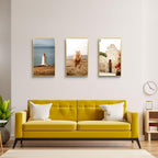 Golden State Art, 14X24 Aluminum Gold Picture Frame With Acrylic Front, Swivel Tabs, Sawtooth Hangers, Spring Clips, Metal Wall