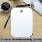 Shower Mirrors For Shaving Fogless,Small 8'X6',Camping Travel Shaving Mirrors For Men,Bathroom Mirror Wall Mounted Handheld Un
