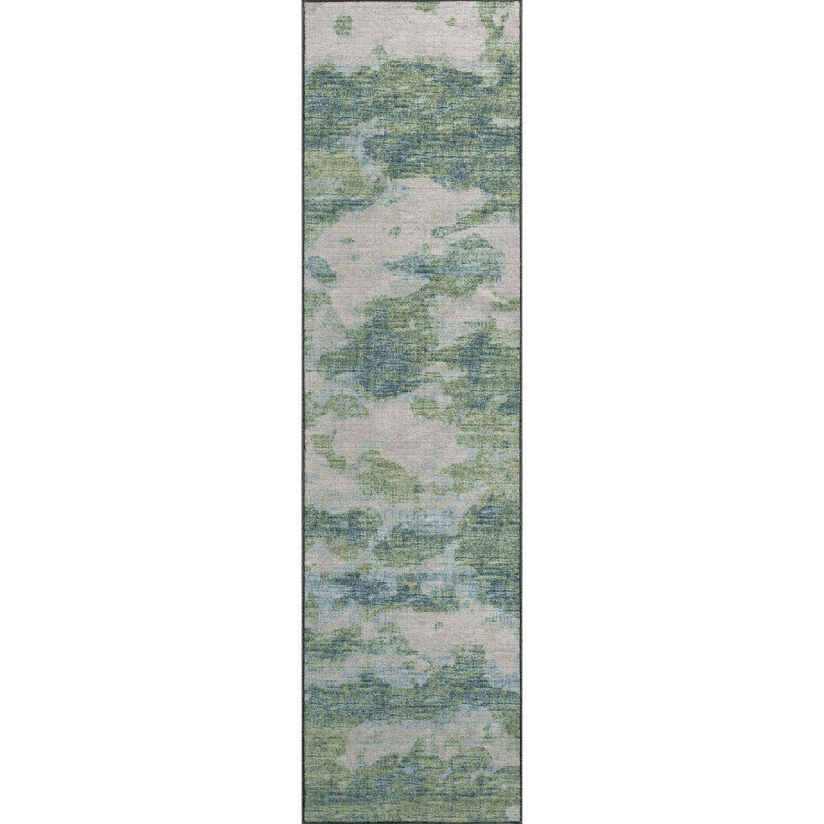 Camberly Cm6 Green Casual Rug Runner 2' 3&quot; X 7 ' 6&quot;