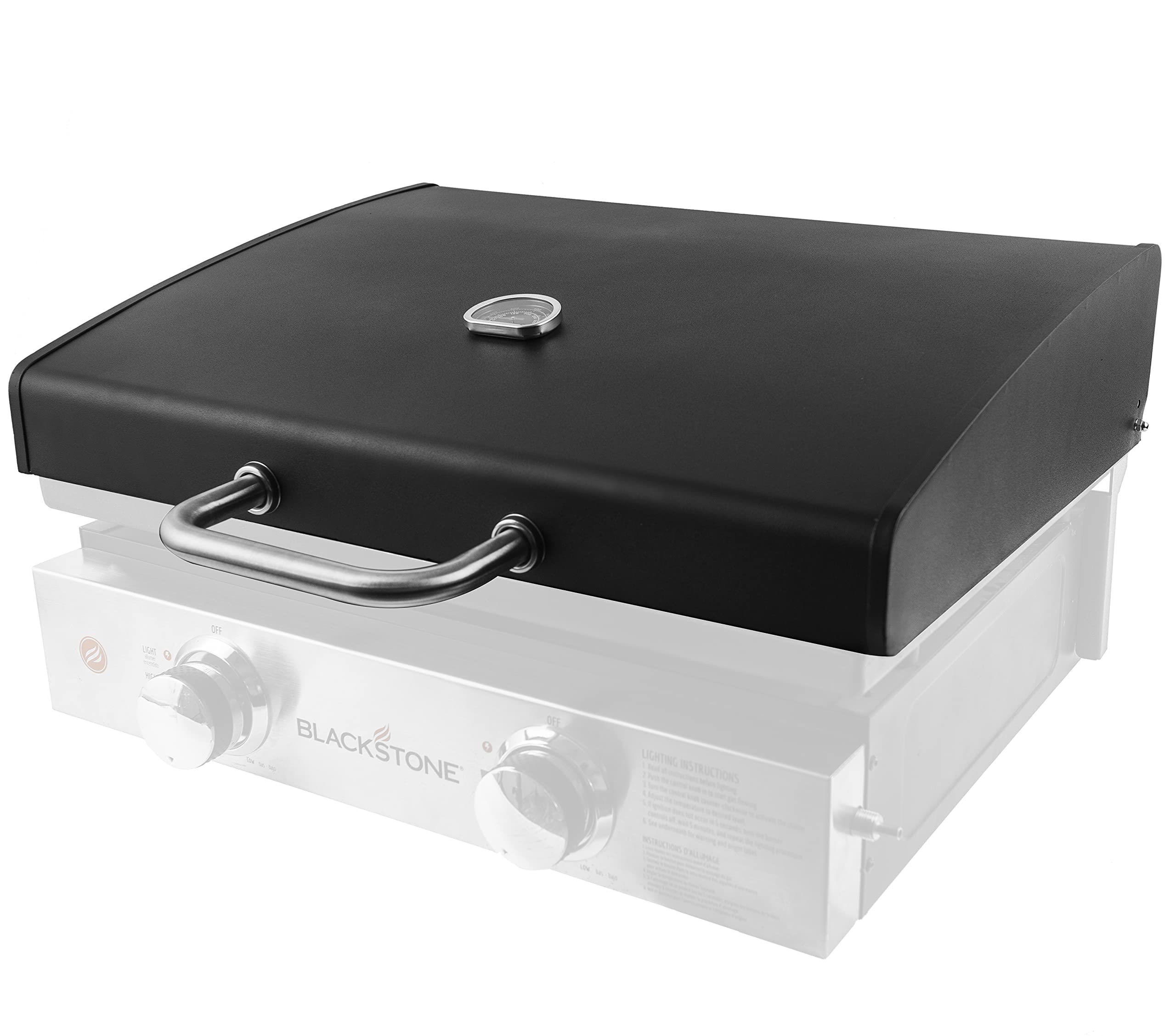 Hard Cover Hood With Temperature Gauge For Blackstone 22 Inch Table Top Griddle, 5011 Griddle Hood 22' Grill, Black