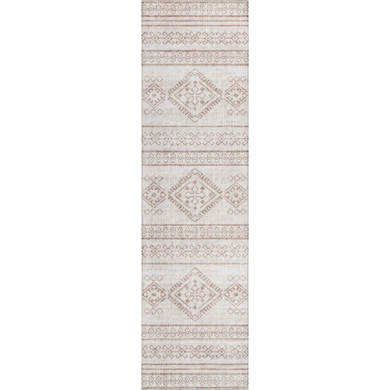 Sedona Sn14 Beige Transitional Rug Runner 2' 3" X 7 ' 6"