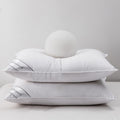Eastwarmth Goose Down & Feather Pair Pillows Insert For Side And Back Sleepers White Color,100% Soft Cotton King 20X36In