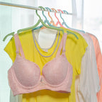 MYLDH 12Pcs Foldable Travel Hangers - Colorful Portable Space-Saving Clothes Hangers for Business Trips