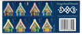 Usps Forever Postage Holiday Gingerbread Houses -- Booklet Of 20