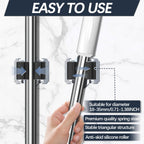 3-H Mop And Broom Holder, Broom Hanger 10 Pack, Broom Holder Wall Mount For Hanging And Organizing Shovel,Rake,Brush,Yard Tools In Kitchen,Laundry Room,Bathroom,House(Black)