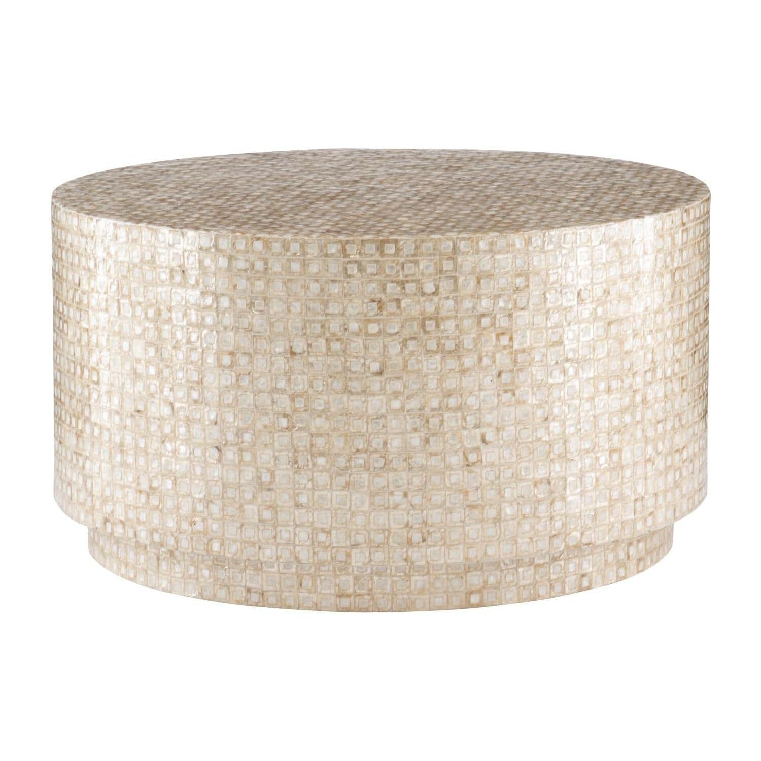 Perrin Capiz Mosaic Coffee Table