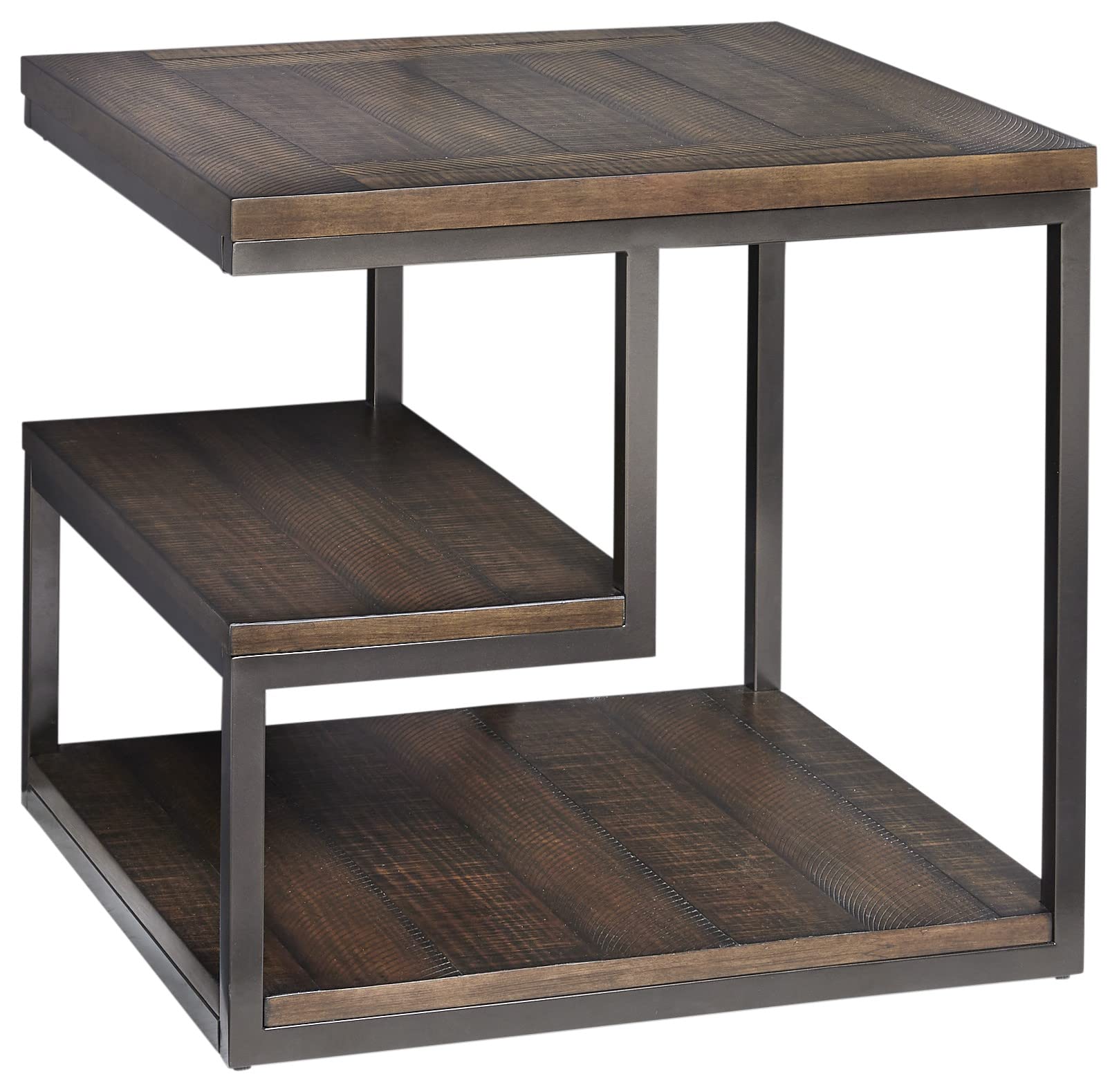 Progressive Furniture Lake Forest End Table, Cola Brown