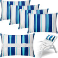 Lineshading 4 Pcs Chaise Lounge Head Pillow With Strap Outdoor Waterproof Neck Headrest Pillows With Adjustable Elastic Band For