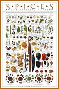 Picture Peddler Laminated Spice Poster Print Culinary Herbs 24x36