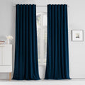 Mumfas Velvet Curtains 120 Inches Extra Long Drapes Tall Curtains For High Ceiling Holiday Backdrop Curtains For Parties/Hall/Di