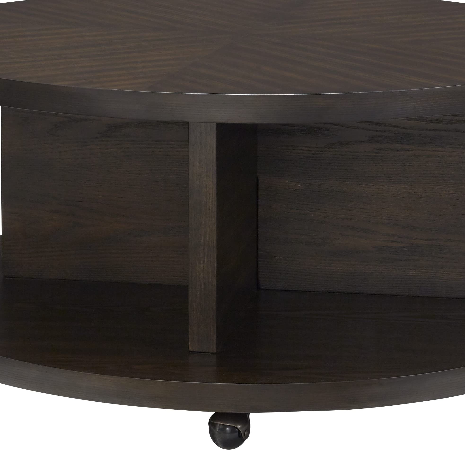 Progressive Furniture Grove Park Round Cocktail Table, Brown