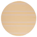 SAFAVIEH Courtyard Collection 6'7'' Round Gold/Beige CY6062 Stripe Indoor/ Outside Waterproof Easy cleansingPatio Backyard Mudro